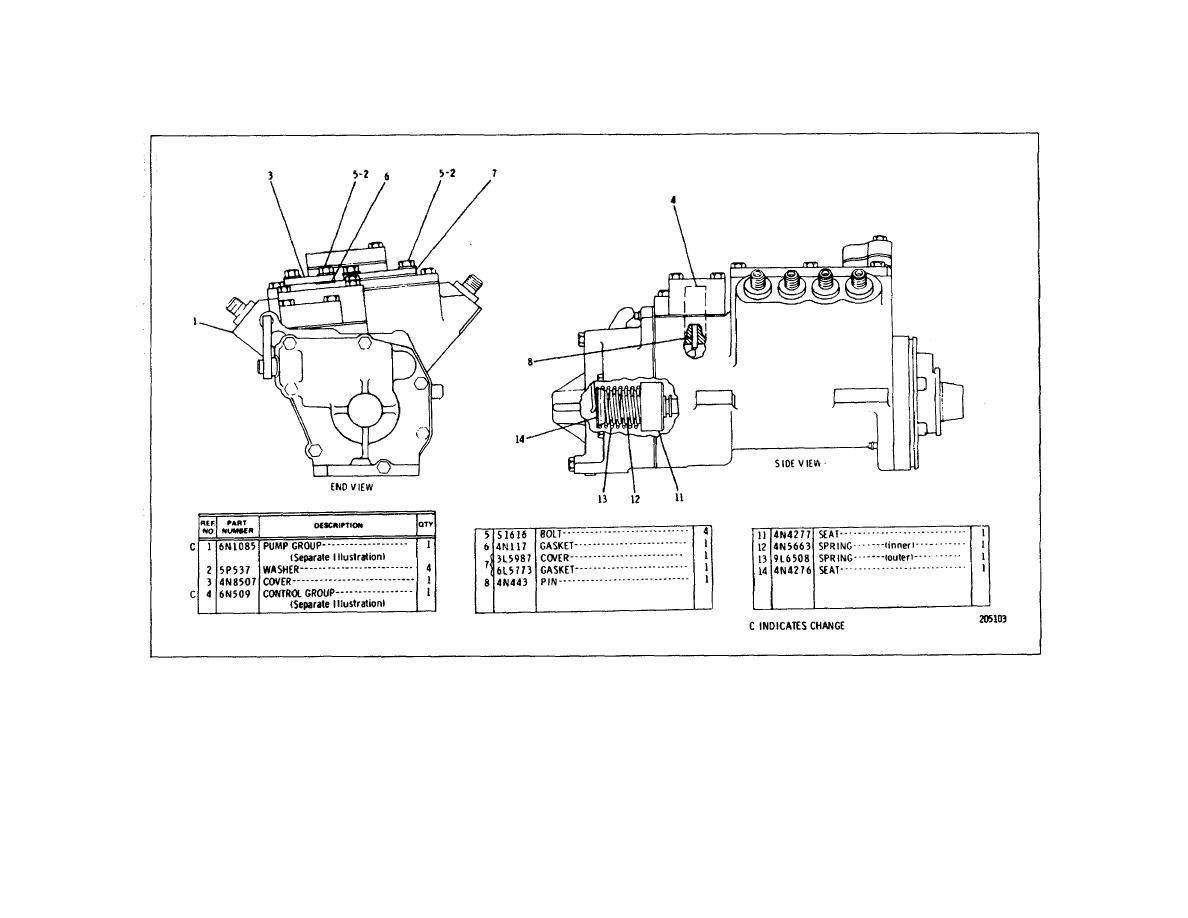 CATERPILLAR 3208 INDUSTRIAL ENGINE - TM-5-3895-349-14-P0172